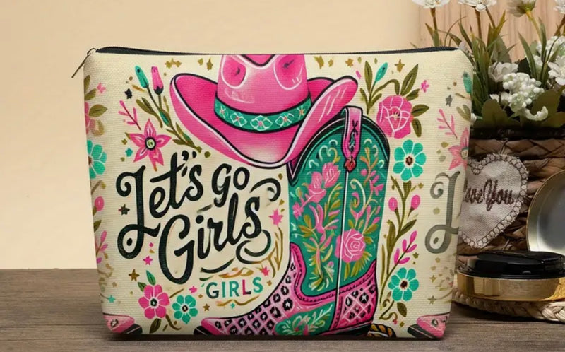 The Let's Go Girls Makeup Bag