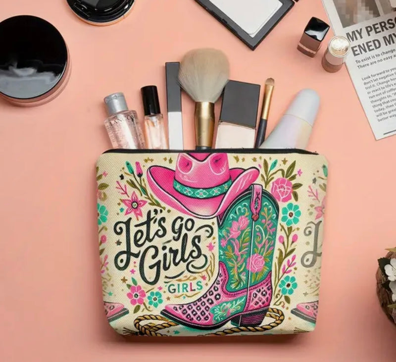 The Let's Go Girls Makeup Bag