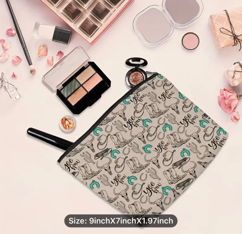 The Western Squash Blossom Makeup Bag