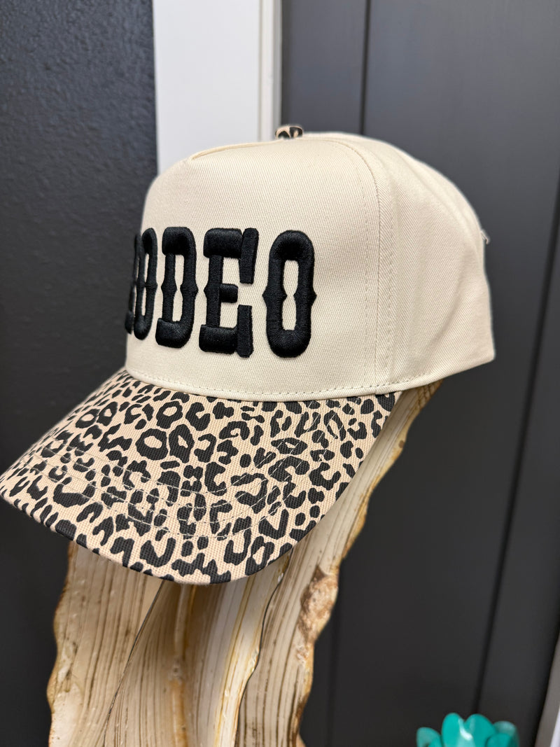 Embroidered Rodeo Puff Ball Cap