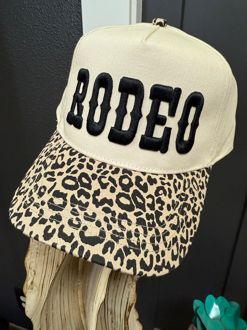 Embroidered Rodeo Puff Ball Cap