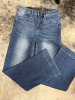 Dark Wash Western High Rise Jeans