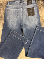 Dark Wash Western High Rise Jeans