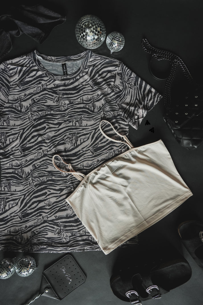 Let's Get Wild Mesh Tee