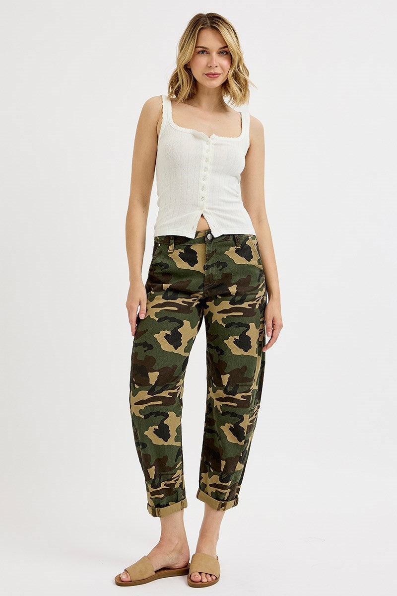 The Camo Barrel Pants
