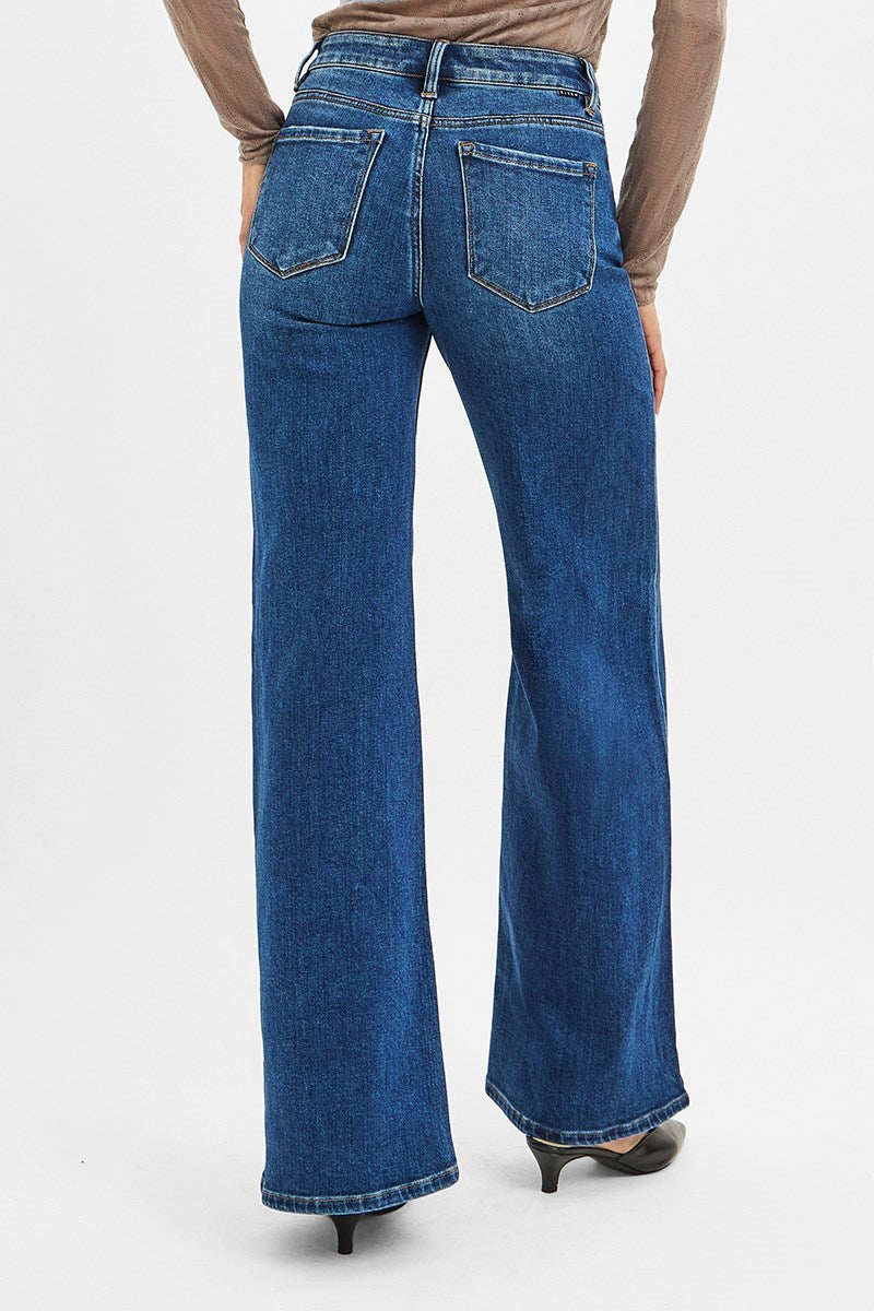 Mid Rise Wide Leg W/ Patch Pocket