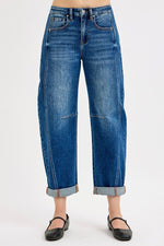 The High Rise Boyfriend Barrel Jeans