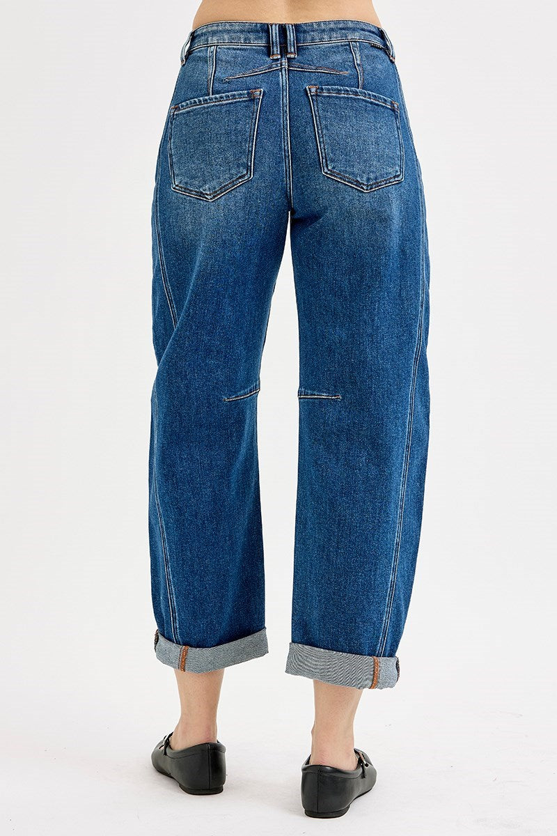 The High Rise Boyfriend Barrel Jeans