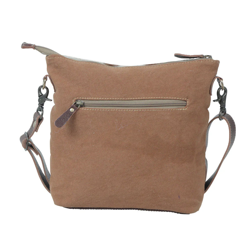 Delphine Canvas & Hairon Crossbody Bags