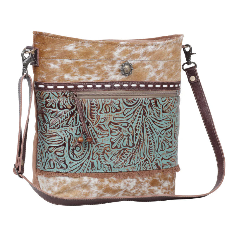 Peridot Canvas Hairon Bag