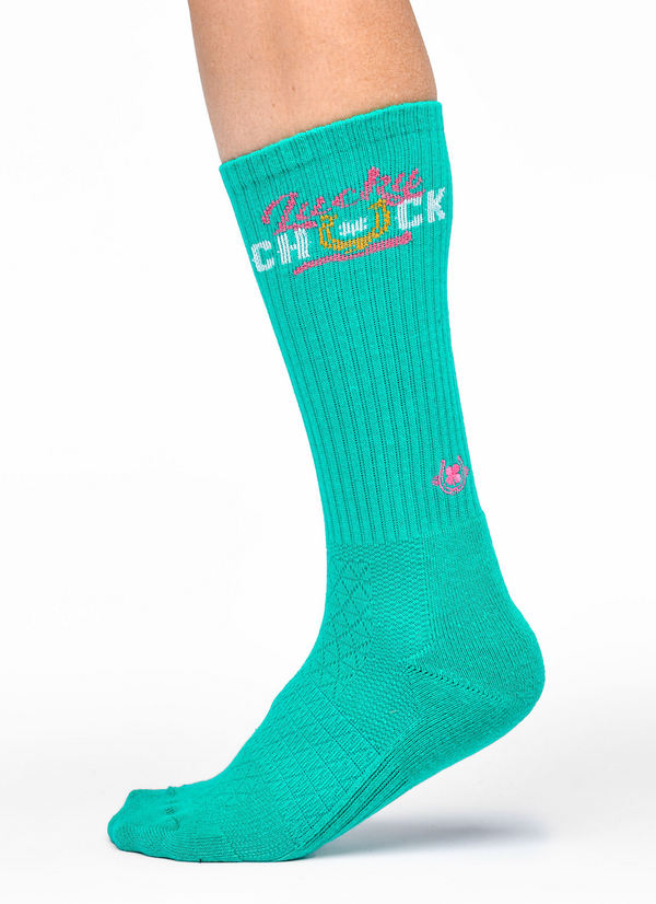 Lucky Chuck Logo Performance Sock