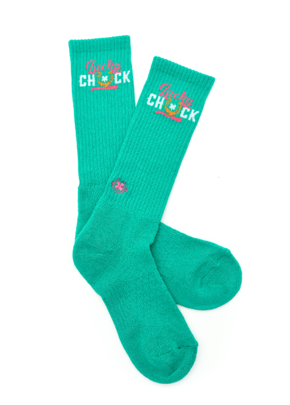 Lucky Chuck Logo Performance Sock