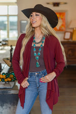 Soft Drape Open Cardigan
