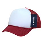 The Park Wholesale - Decky 7010 - Kids, Youth Trucker Foam Hats, Mesh Back - 7010: Sky/White