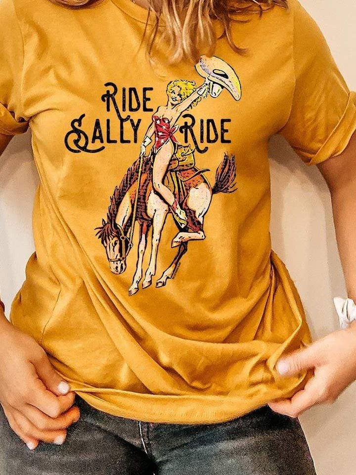 Ride Sally Ride Graphic T