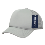 The Park Wholesale - Decky 7010 - Kids, Youth Trucker Foam Hats, Mesh Back - 7010: Sky/White