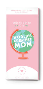 Sweeter Cards Chocolate Bar + Greeting Card in ONE! - Mother's Day Card w Chocolate - World's Greatest Mom