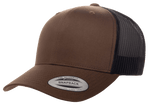 The Park Wholesale - Yupoong 6606T Retro Trucker Hat, Baseball Cap with Mesh Back, 2-Tone Colors - YP Classics®: Moss/Khaki