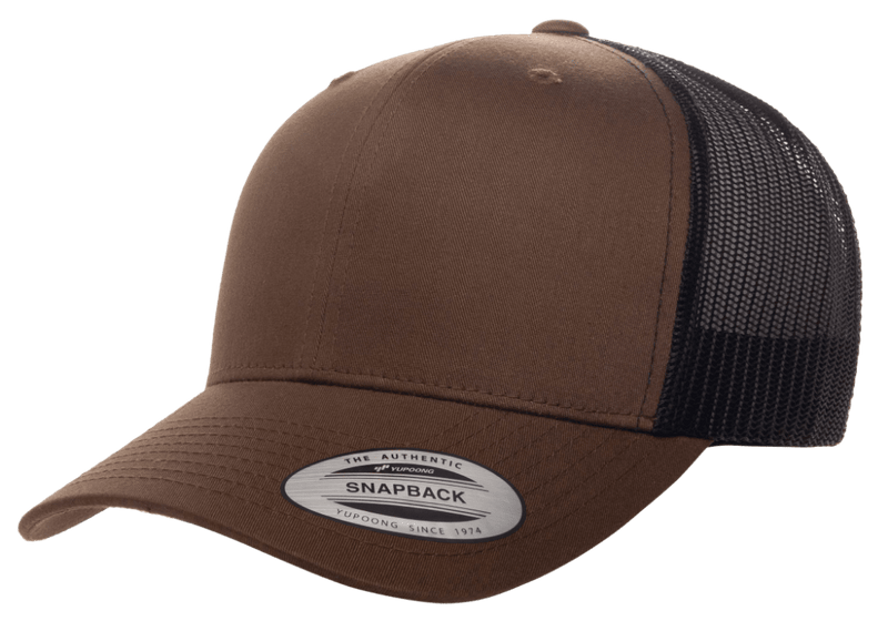 The Park Wholesale - Yupoong 6606T Retro Trucker Hat, Baseball Cap with Mesh Back, 2-Tone Colors - YP Classics®: Moss/Khaki