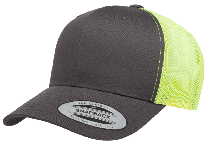 The Park Wholesale - Yupoong 6606T Retro Trucker Hat, Baseball Cap with Mesh Back, 2-Tone Colors - YP Classics®: Moss/Khaki