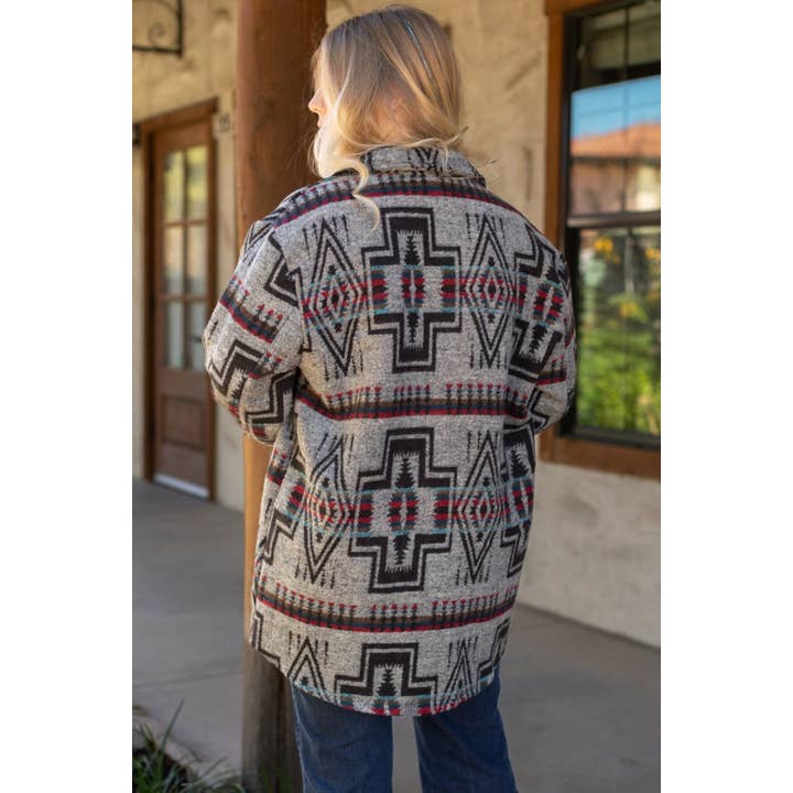 Western Aztec Pattern Jacket