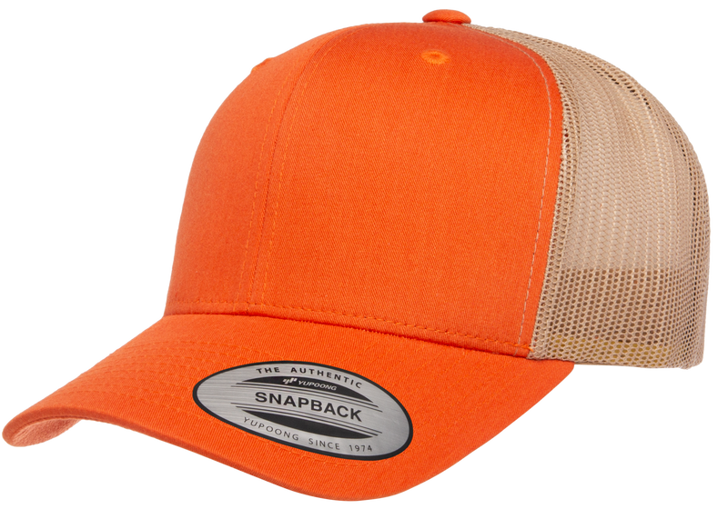 The Park Wholesale - Yupoong 6606T Retro Trucker Hat, Baseball Cap with Mesh Back, 2-Tone Colors - YP Classics®: Moss/Khaki