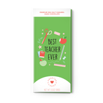 Sweeter Cards Chocolate Bar + Greeting Card in ONE! - Teacher Appreciation Card with Chocolate INSIDE