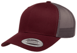 The Park Wholesale - Yupoong 6606T Retro Trucker Hat, Baseball Cap with Mesh Back, 2-Tone Colors - YP Classics®: Moss/Khaki