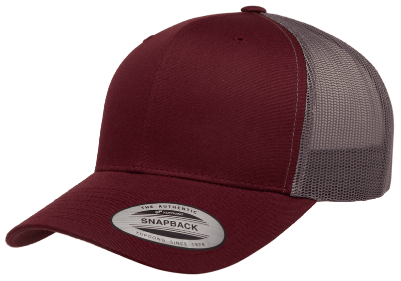 The Park Wholesale - Yupoong 6606T Retro Trucker Hat, Baseball Cap with Mesh Back, 2-Tone Colors - YP Classics®: Moss/Khaki