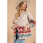 WESTERN INSPIRED SOFT OPEN FRONT CARDIGAN