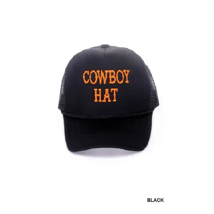 Cowboy Hat Ball Cap