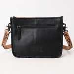 The Hand Tooled Cross body Tuck & Roll Design