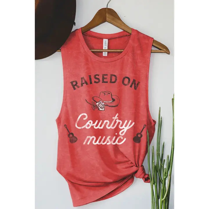 Raised on Country Music Tank Top