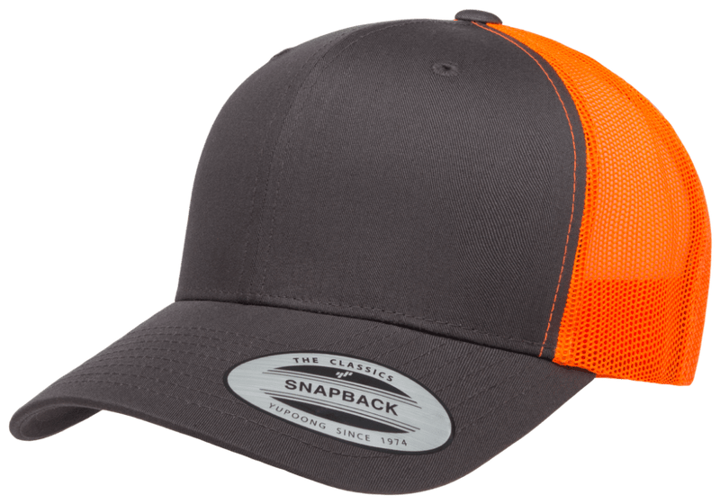 The Park Wholesale - Yupoong 6606T Retro Trucker Hat, Baseball Cap with Mesh Back, 2-Tone Colors - YP Classics®: Moss/Khaki