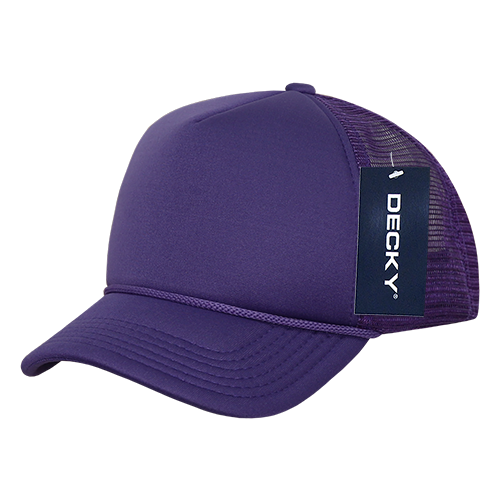 The Park Wholesale - Decky 7010 - Kids, Youth Trucker Foam Hats, Mesh Back - 7010: Sky/White