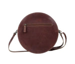 Simply Sober Round Leather Bag