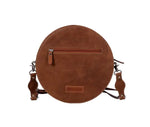 Prairie Dreams Hand Tooled Round Bag