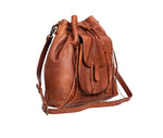 McKennon Trail Leather Bucket Bag