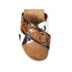 Nevada Hand-Tooled Sandal