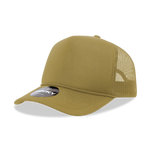 The Park Wholesale - Decky 6025 - Mid Profile, 5 Panel Foam Trucker Hat - 6025: Khaki