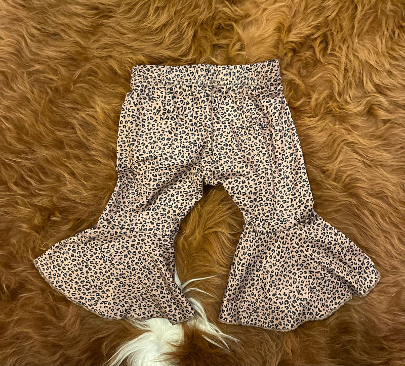 RJ- Leopard Bell Bottoms