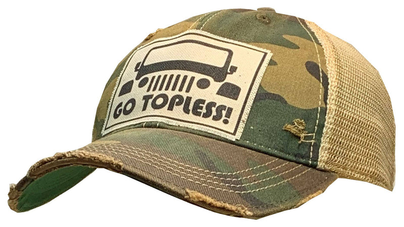 Vintage Life - Go Topless Trucker Hat Baseball Cap