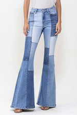 VERVET by FLYING MONKEY - HIGH RISE COLOR BLOCK PATCHWORK SUPER FLARE JEAN
T5709: ENJOYED / 25