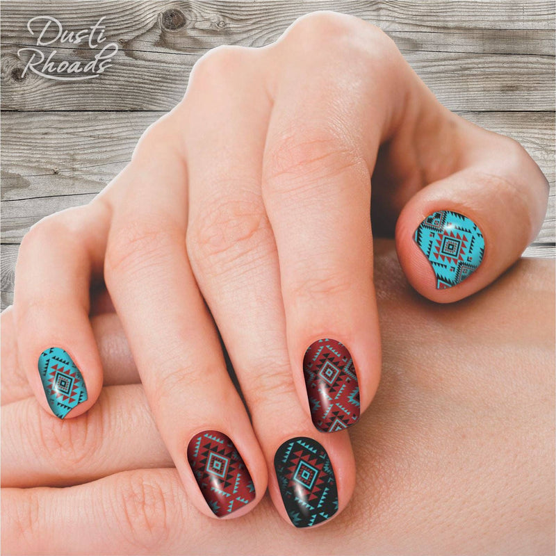 Dusti Rhoads - Sedona Aztec Western Nail Polish Strips