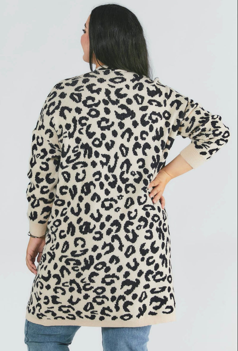 Leopard Printed Cardigan