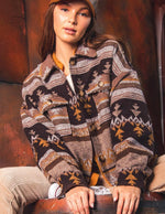 Multi Color Aztec Shacket