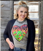 Callie Ann Stelter Heart On Fire Graphic Tee