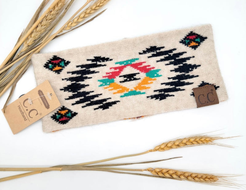 Aztec Patterned Head Wrap