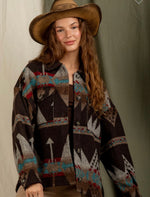 Multi Color Aztec Shacket