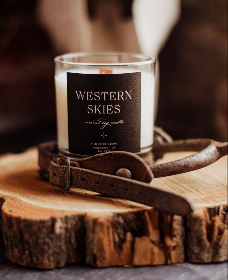 R. Rebellion - Western Skies Candle 8 oz.